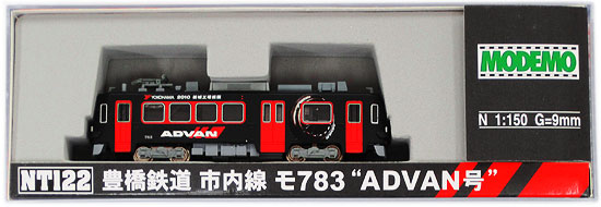 Nゲージ NT122 豊橋鉄道市内線 モ783 ADVAN号 (M車) g6bh9ry