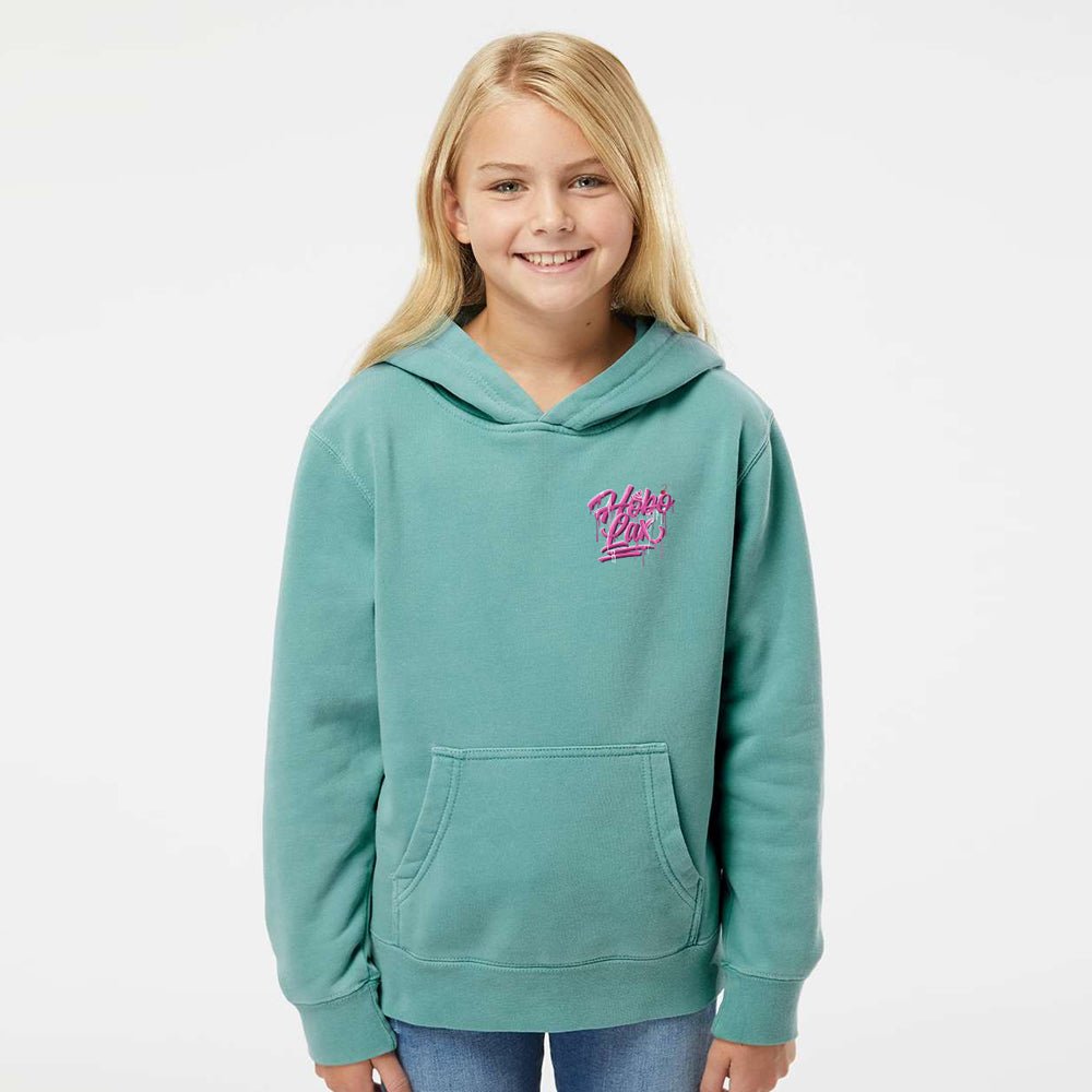 Youth Sideline Scoop Hoodie - Mint Lacrosse Sweatshirt | Hobo Lax