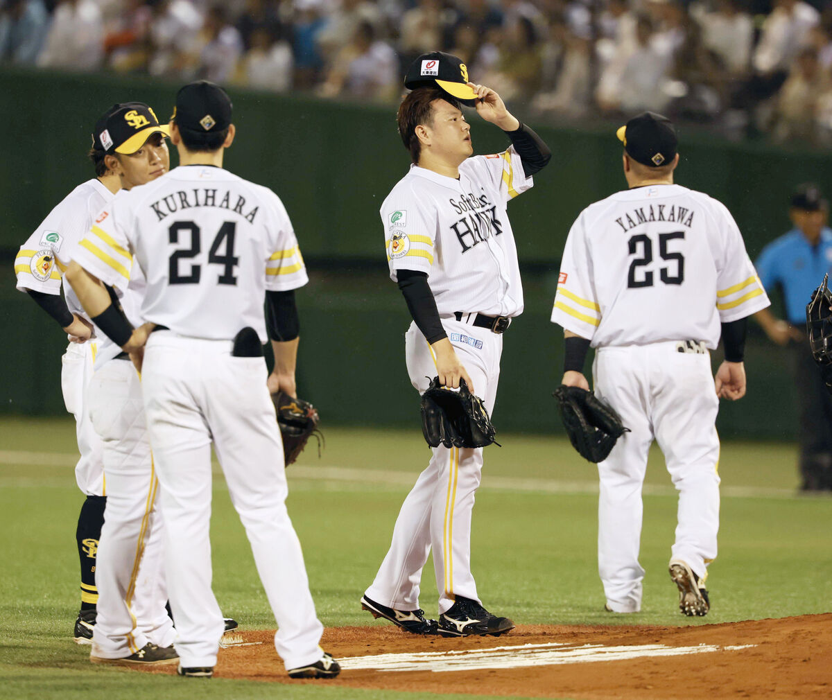 ソフトバンク】津森宥紀、3者連続押し出しで今季初2軍降格 今宮健太