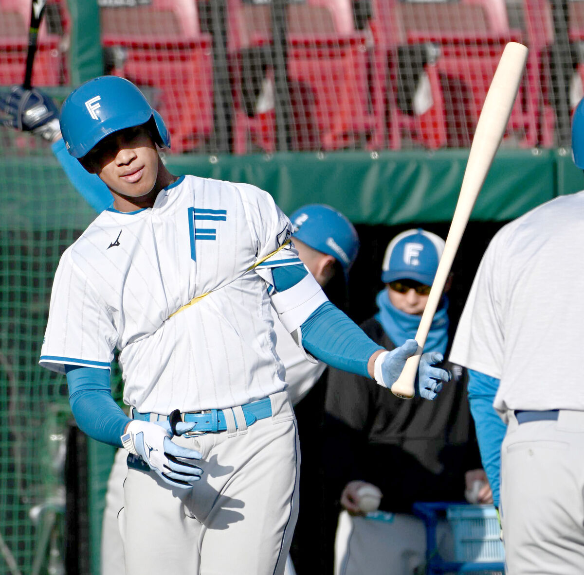 日本ハム】万波中正が早くも魚雷バット導入に着手「興味はすごいある