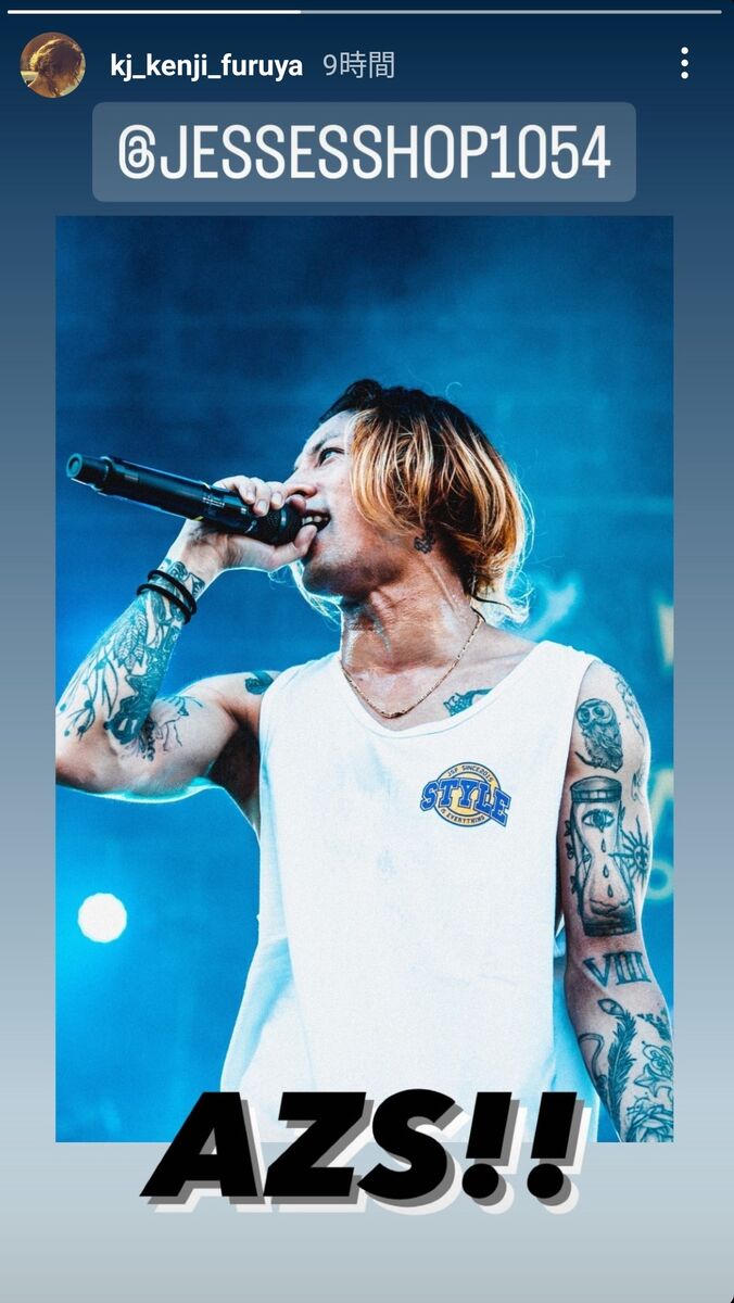 Dragon Ash」降谷建志、マッチョ＆タトゥーな近影…13歳長男