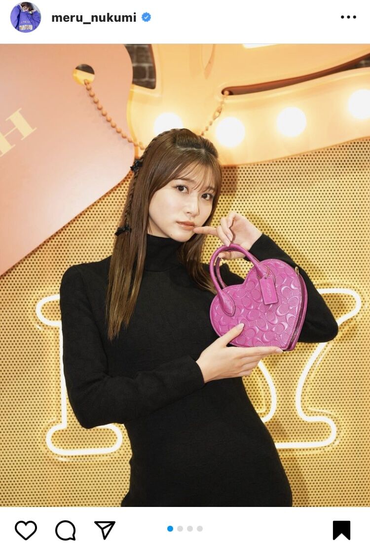 めるる」生見愛瑠、最新ショット披露に「画面が全部可愛いで溢れてる
