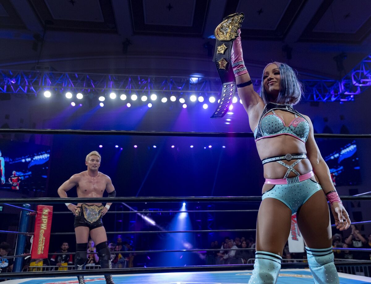 元WWEスーパースターのメルセデス・モネ、KAIRI下しIWGP