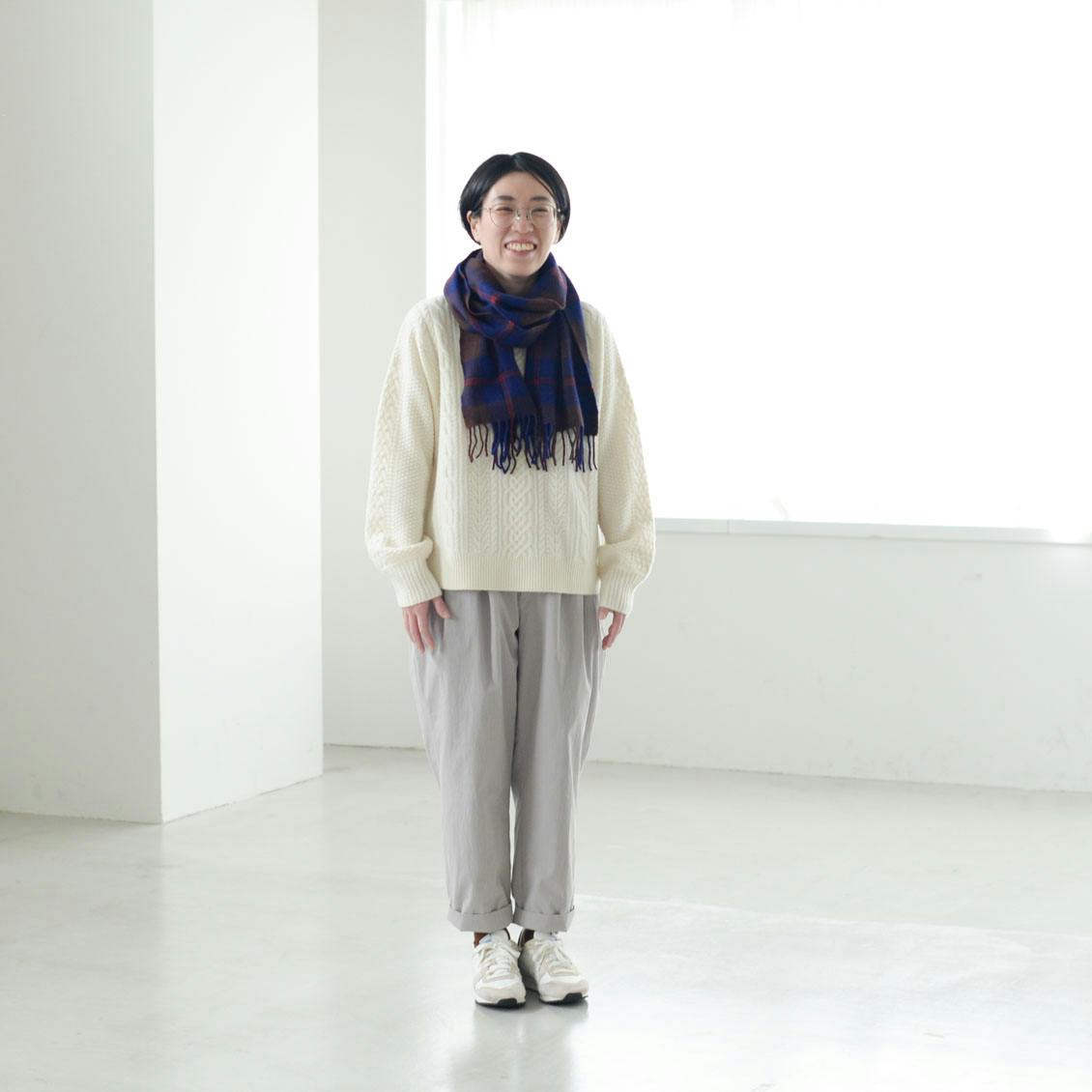 スタッフ着用レビュー】渾身の新作！「アランニット」を、4名の