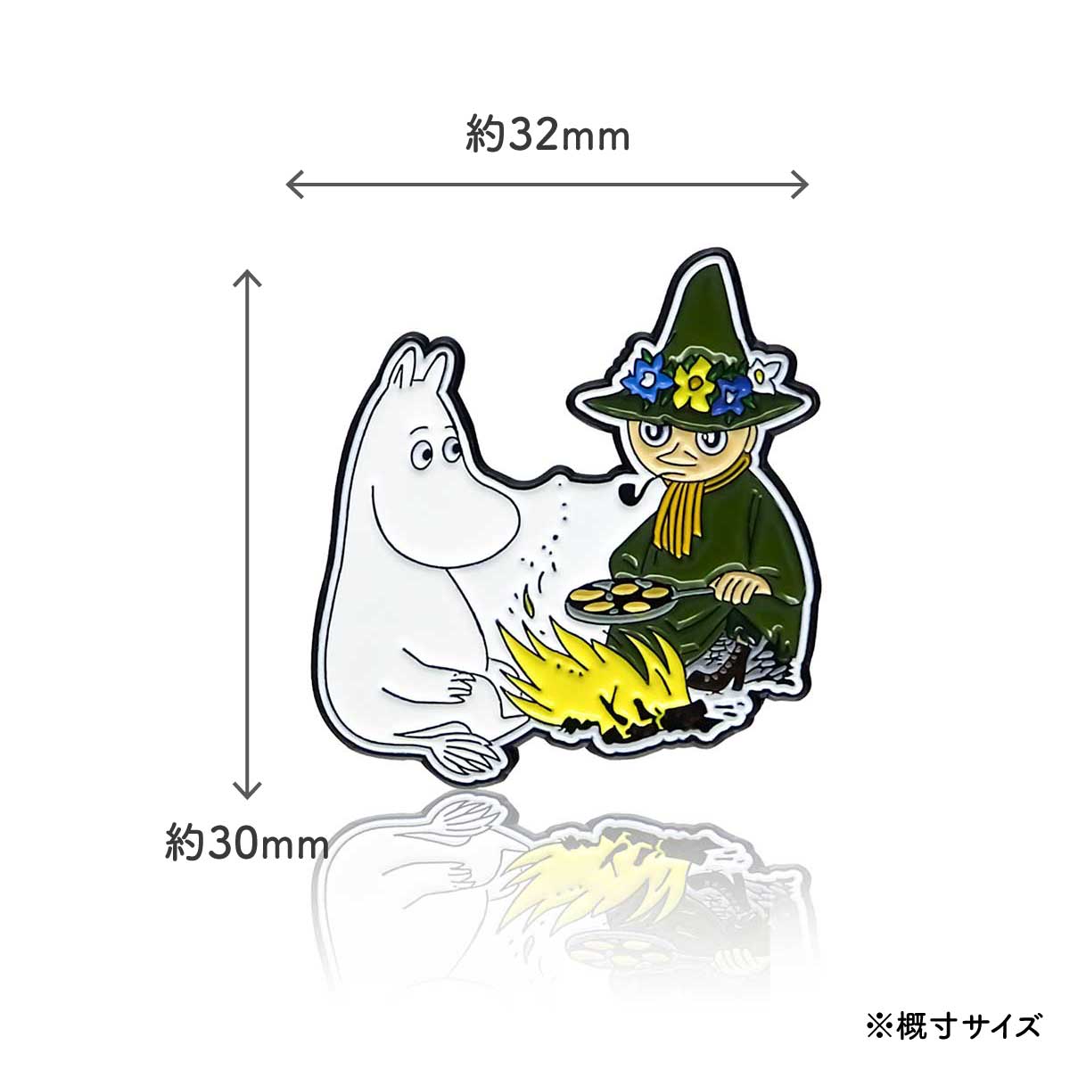 Moomin ムーミン PINBOX ピンボックス ピンバッジ ( ムーミンと