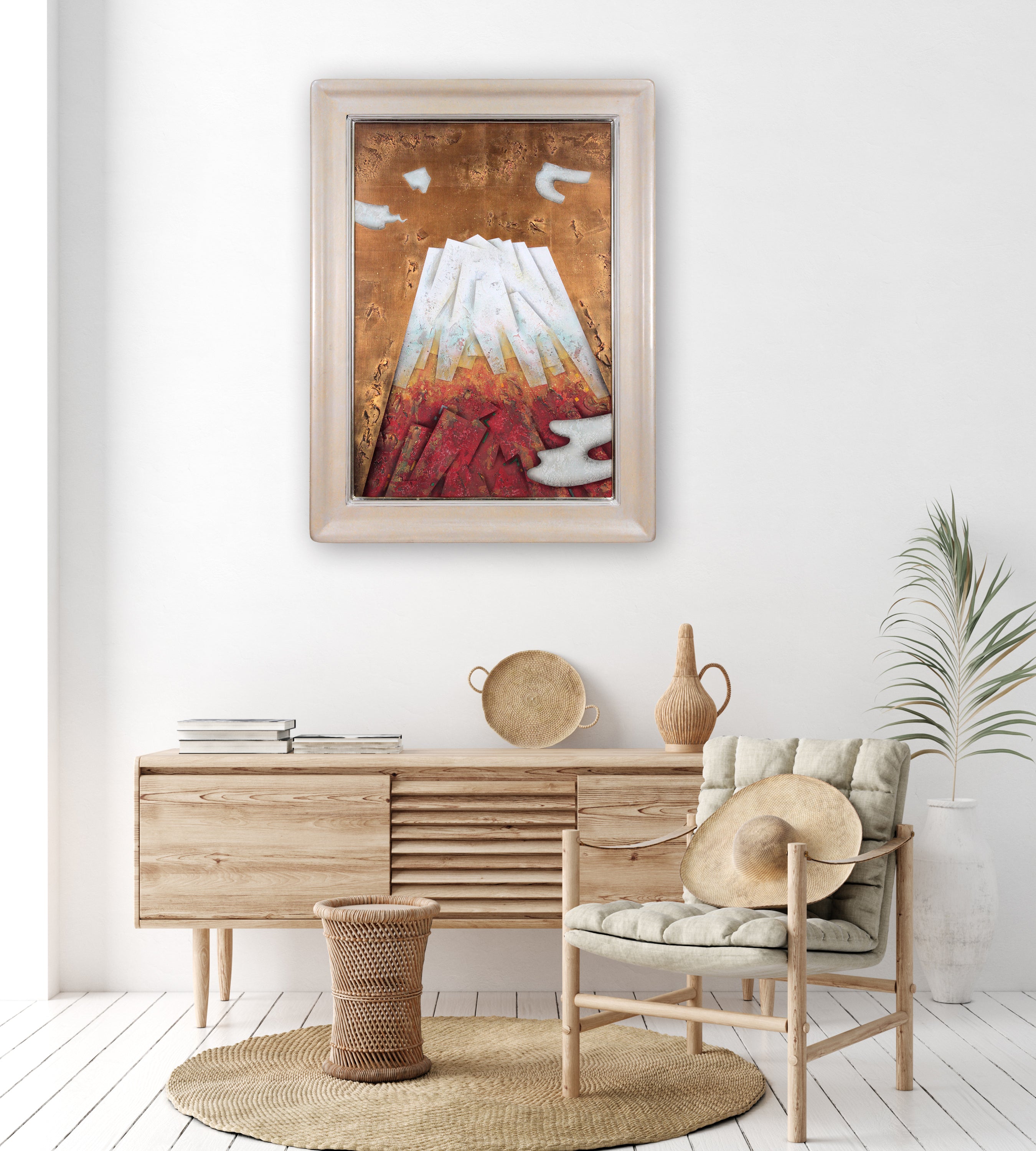 谷川泰宏 『不二』 油彩画 - 北海道画廊