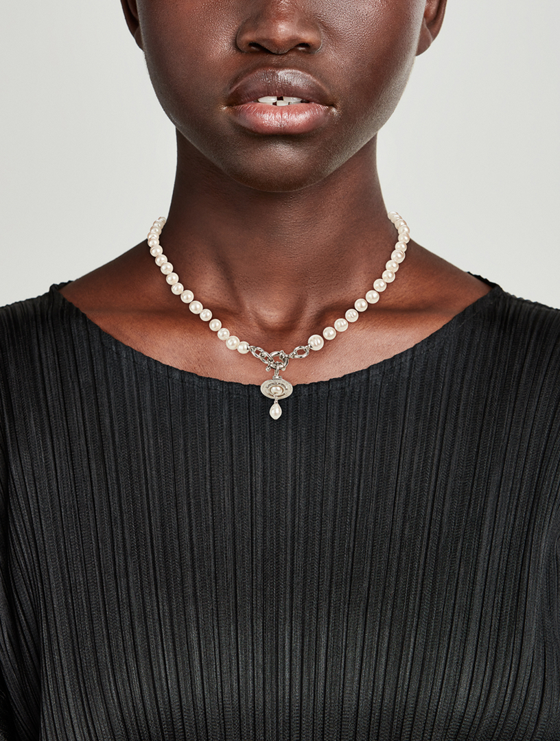 VIVIENNE WESTWOOD Aleksa Baroque Faux Pearl Necklace | Holt Renfrew