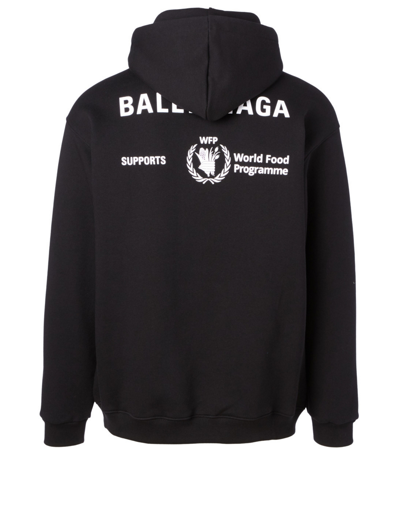 BALENCIAGA World Food Programme Cotton Hoodie | Holt Renfrew