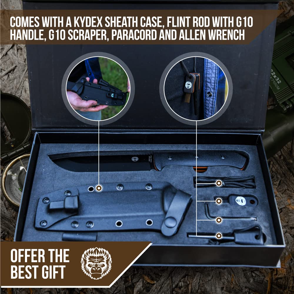 D2 Survival Knife | FREE SHIPPING for $150 orders – Holtzman's