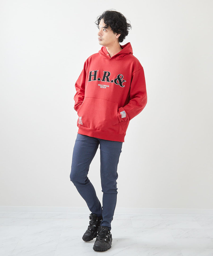 さがら刺繍ロゴP/Oパーカー / Hollywood Rich. & (ハリウッドリッチ
