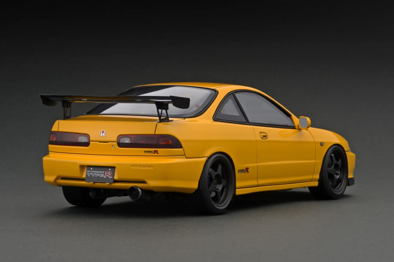 Ignition Model 1:18 Honda INTEGRA (DC2) TYPE R Yellow – Horizon
