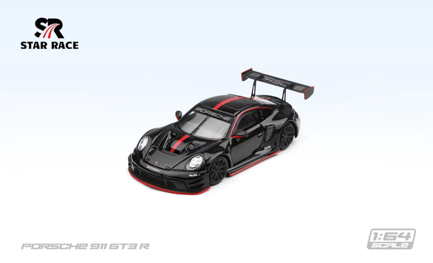 Star Race 1:64 Porsche 911 GT3 - Black SR64001 – Horizon Diecast