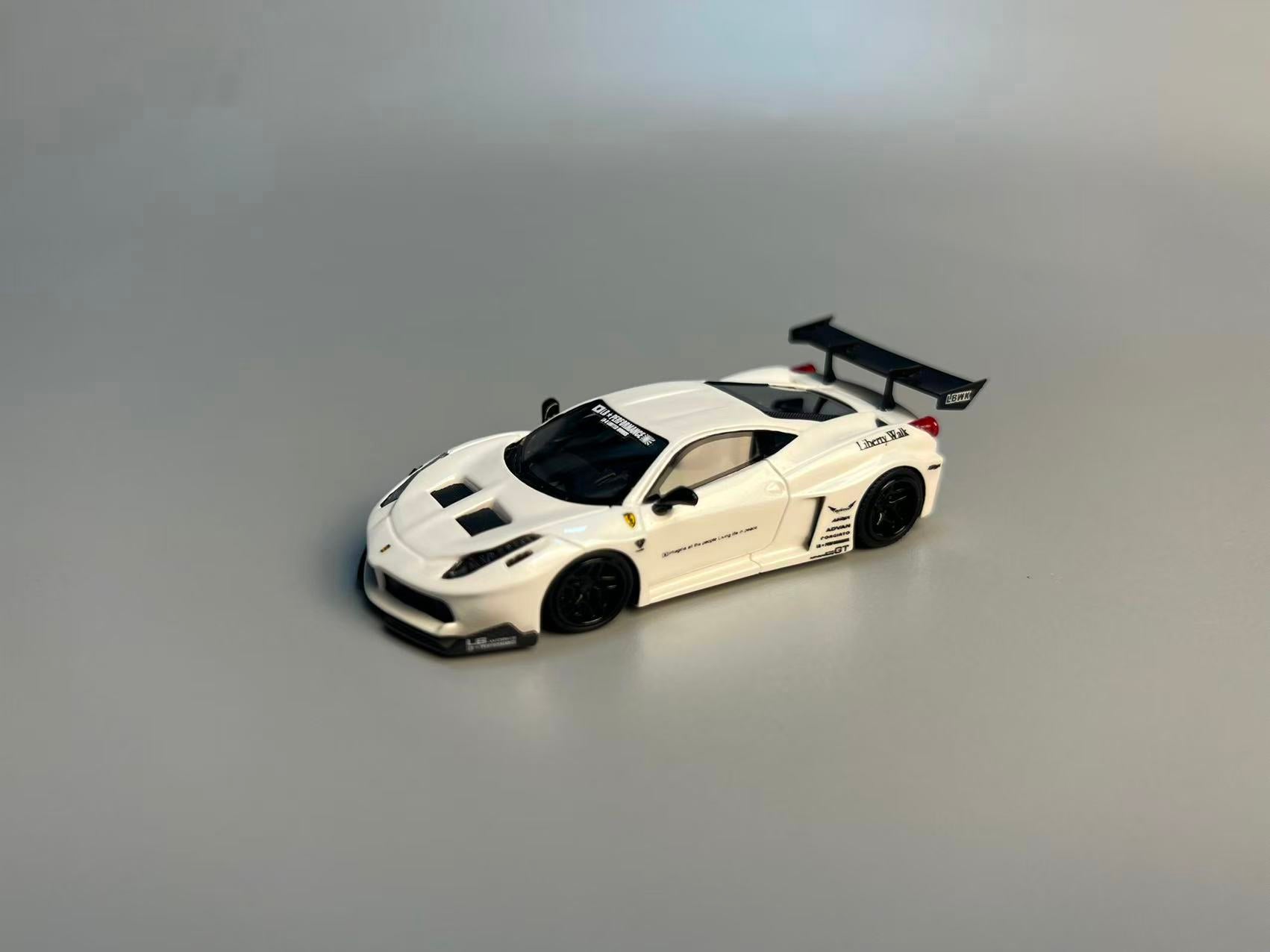 Flame 1:64 Ferrari LB458 GT LB Wide-Body (2 Colours) – Horizon Diecast