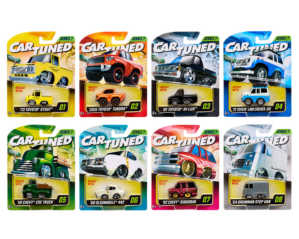 CarTuned 1:64 Series 7 Mainline Assortment of 8 Styles 2025 592631