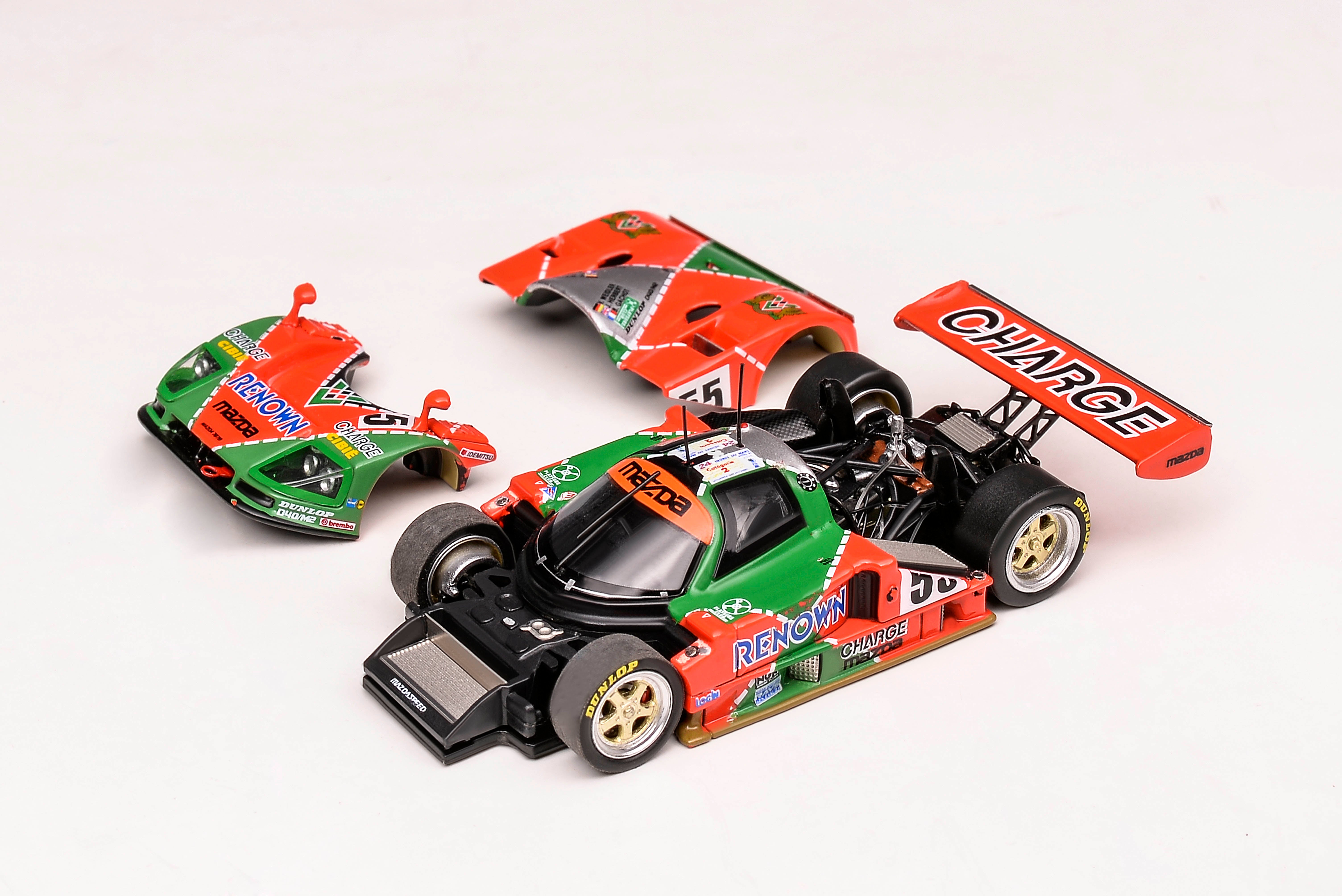 MOTORHELIX 1:64 Mazda 787B #55 WINNER Car – Horizon Diecast