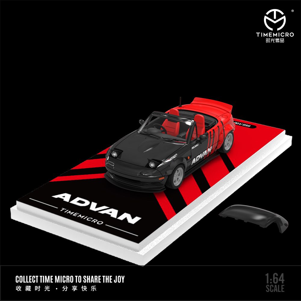 Preorder] TimeMicro 1:64 Mazda MX5 ADVAN/ HKS Livery (4 Version
