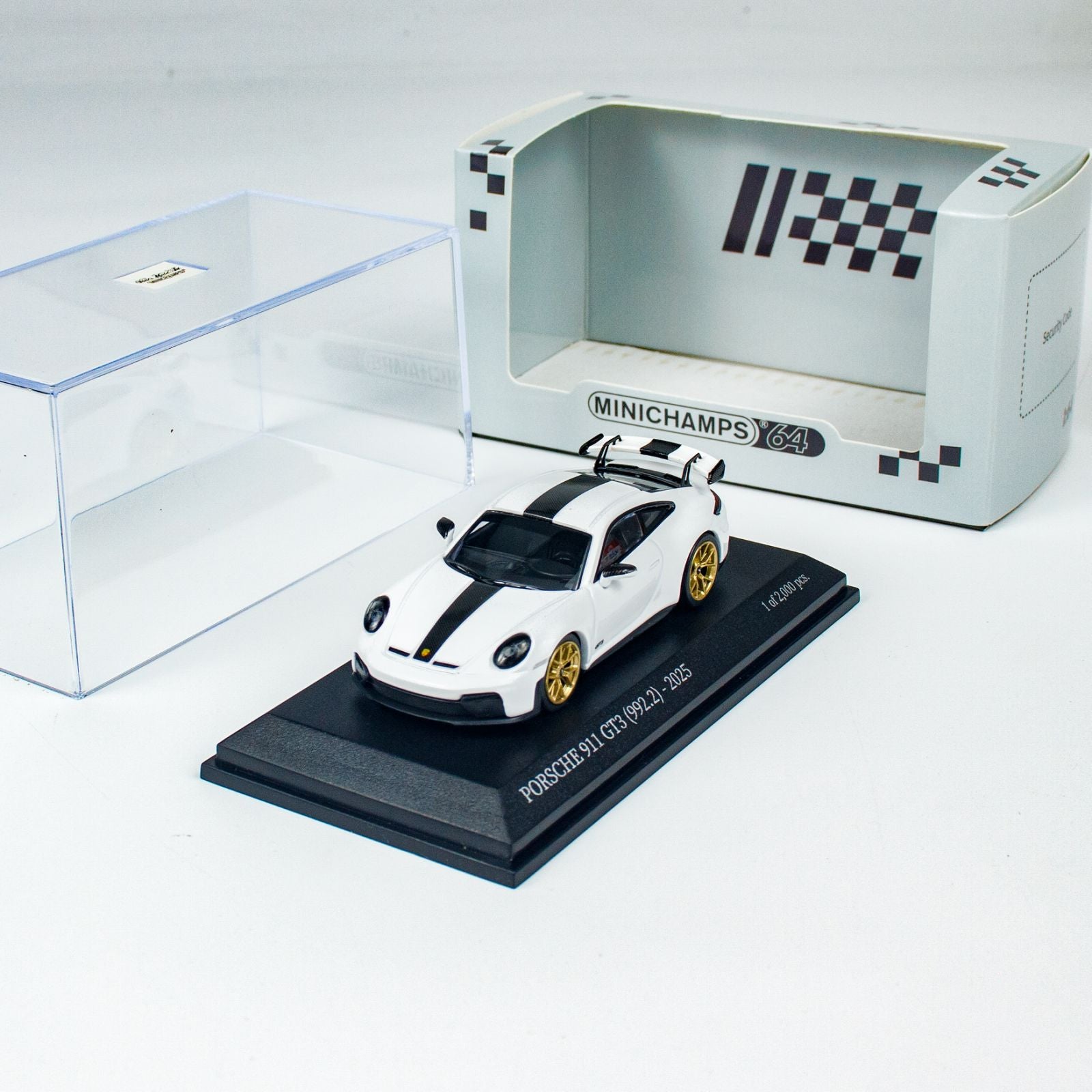 Minichamps 1:64 PORSCHE 911 (992.2) GT3 - 2025 - White CLDC