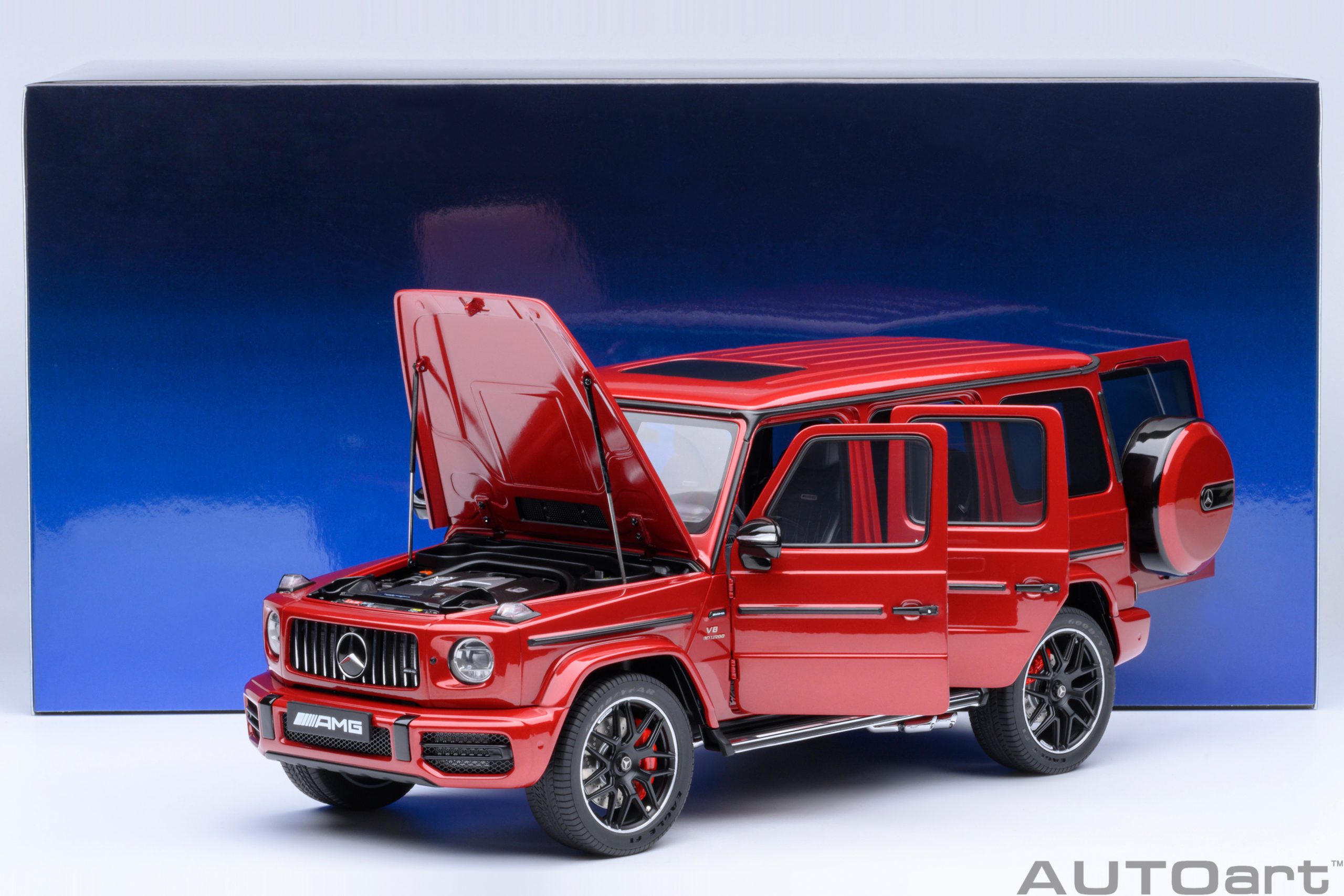 AUTOart 1:18 Mercedes-AMG G63 2019 (Designo Cardinal Red Metallic