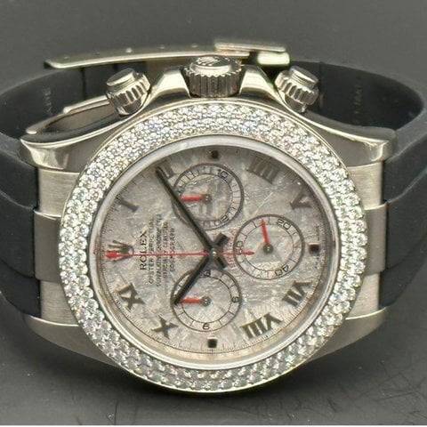 Rolex Daytona 16589 Zenith Ruby Bezel & Pave Diamond Dial Limited