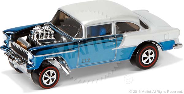 55 CHEVY BEL AIR GASSERの新旧金型モデル比較！RLC版The Flying