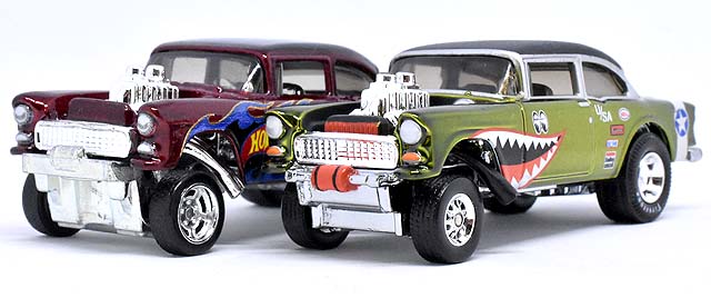 55 CHEVY BEL AIR GASSERの新旧金型モデル比較！RLC版The Flying