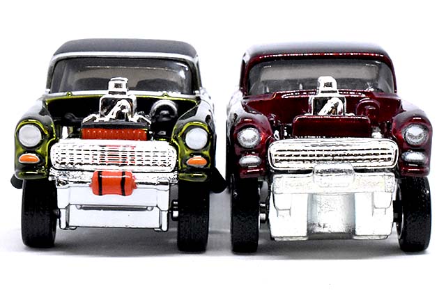 55 CHEVY BEL AIR GASSERの新旧金型モデル比較！RLC版The Flying