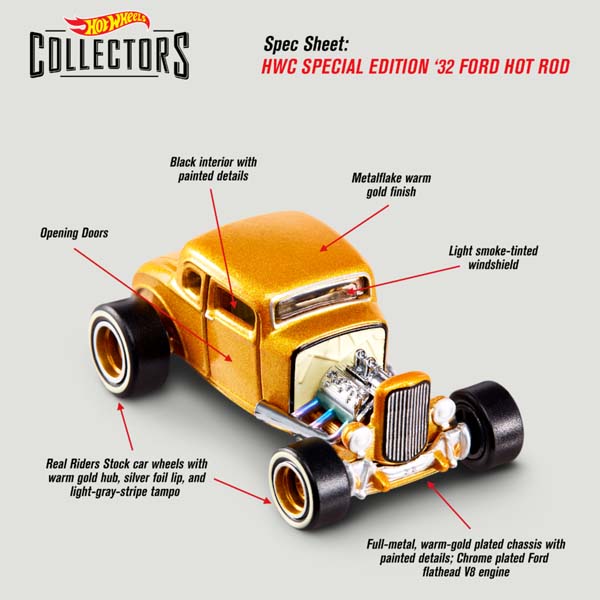 HWCにて'32 FORD “DEUCE COUPE” HOT ROD（HWC限定版）の発売情報公開