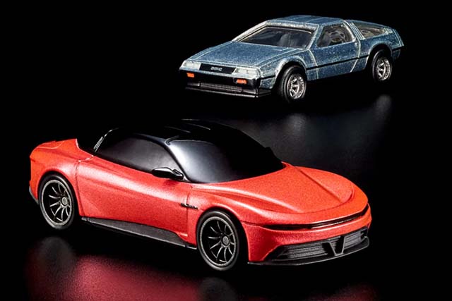 HWCにてHot Wheels x DeLorean | DMC-12 & Alpha5 Collector Setが登場