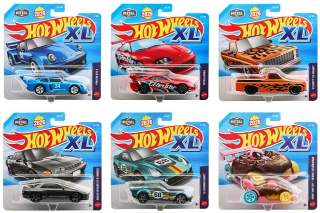 Hot Wheels XL 2026年Aアソートのラインナップまとめ！[JKL02-986A