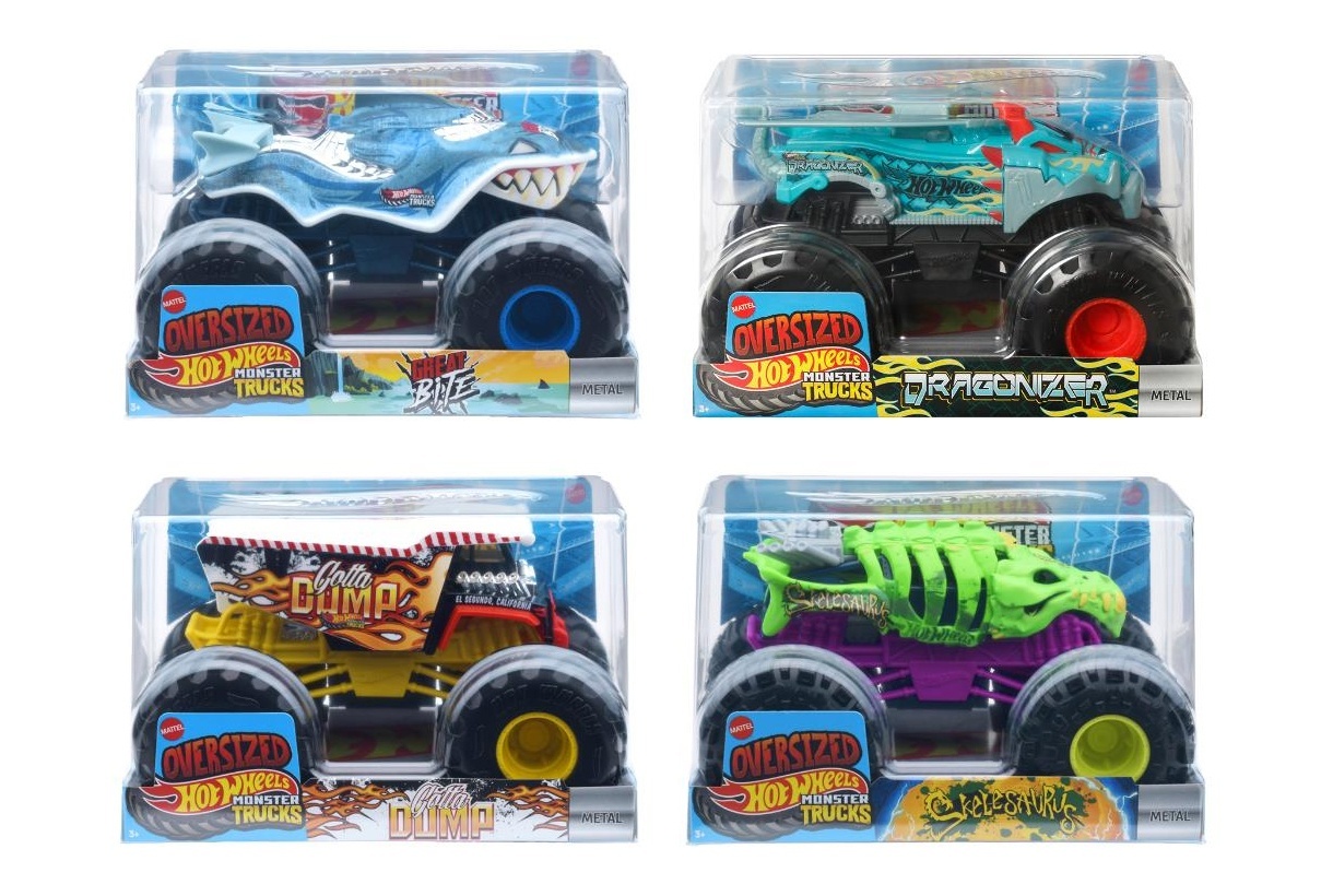 Monster Trucks Oversized 2025 Mix K 4種セット（仮予約受付） 2025年