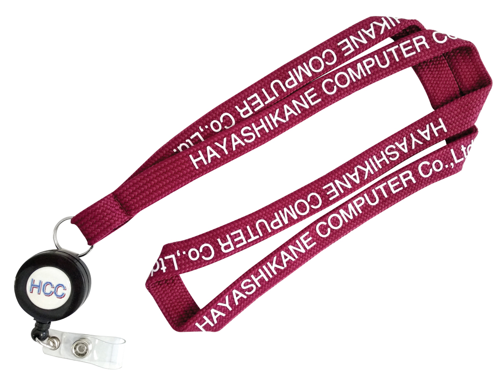 リール付きオーダーメイドネックストラップ