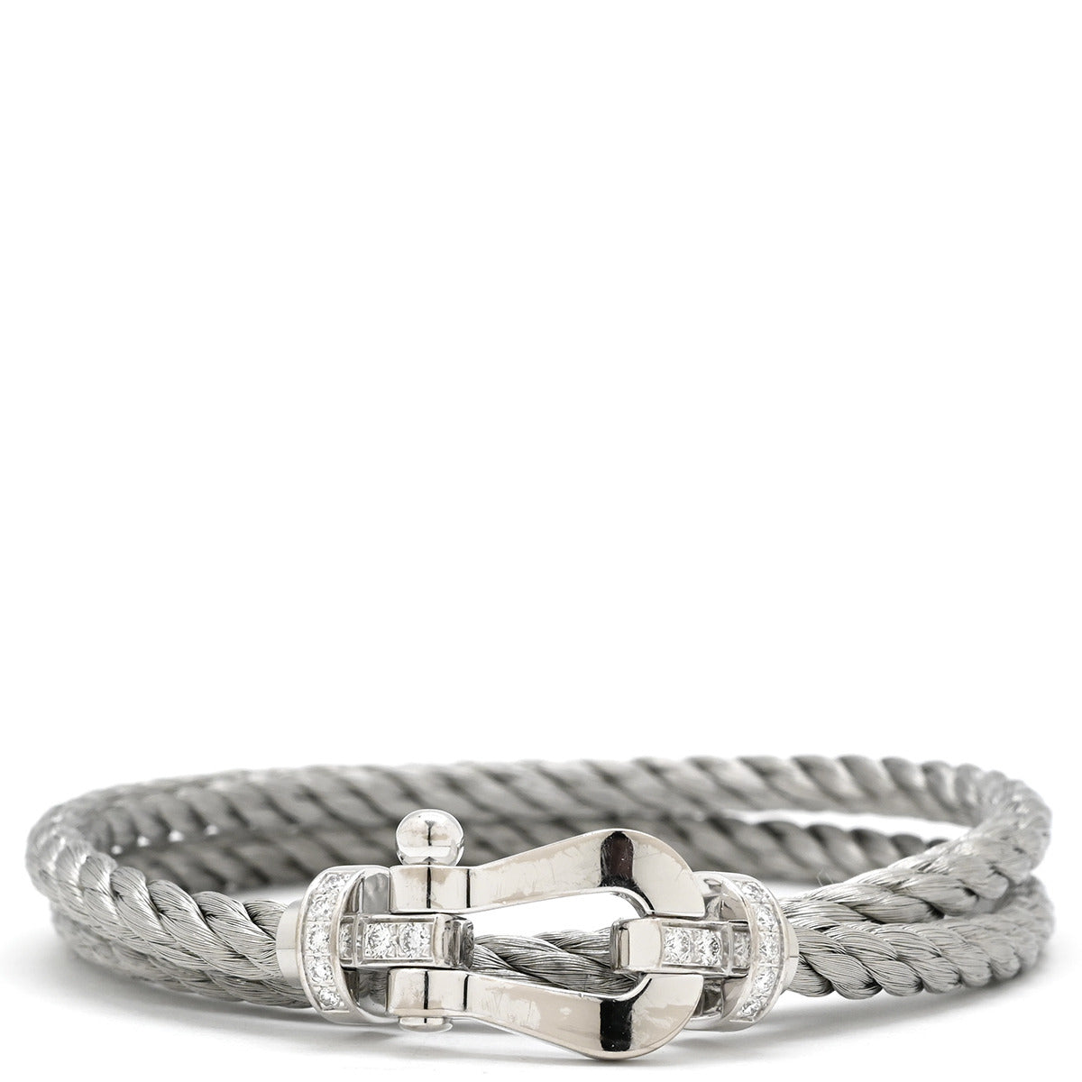 フレッド FRED フォース10 LM シルバー×ホワイトゴールド K18WG