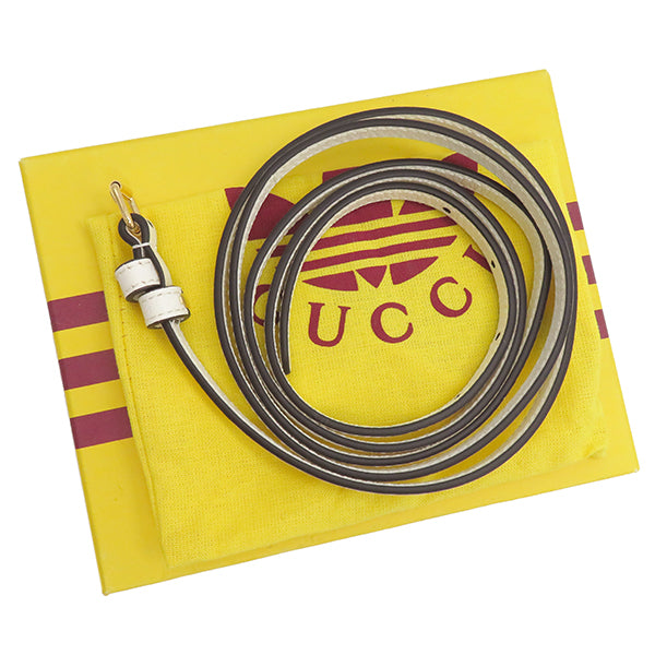 グッチ GUCCI adidas コラボ ホースビット 702248 ホワイト×ブラック