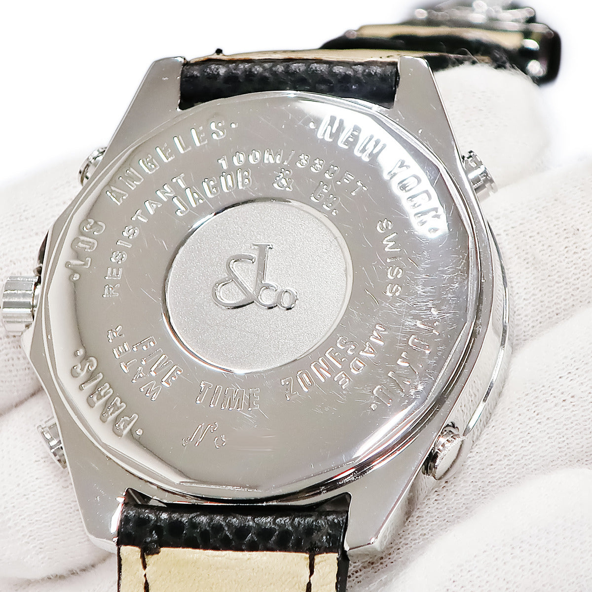 ジェイコブ JACOB&CO ファイブタイムゾーン JC-1D クオーツ メンズ