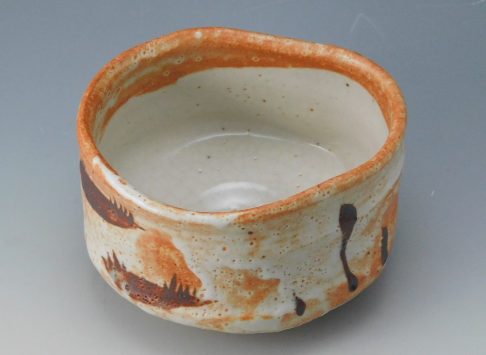 尋牛斎箱 加藤芳右衛門 絵志野茶碗 | いとう鳳凰堂古美術店