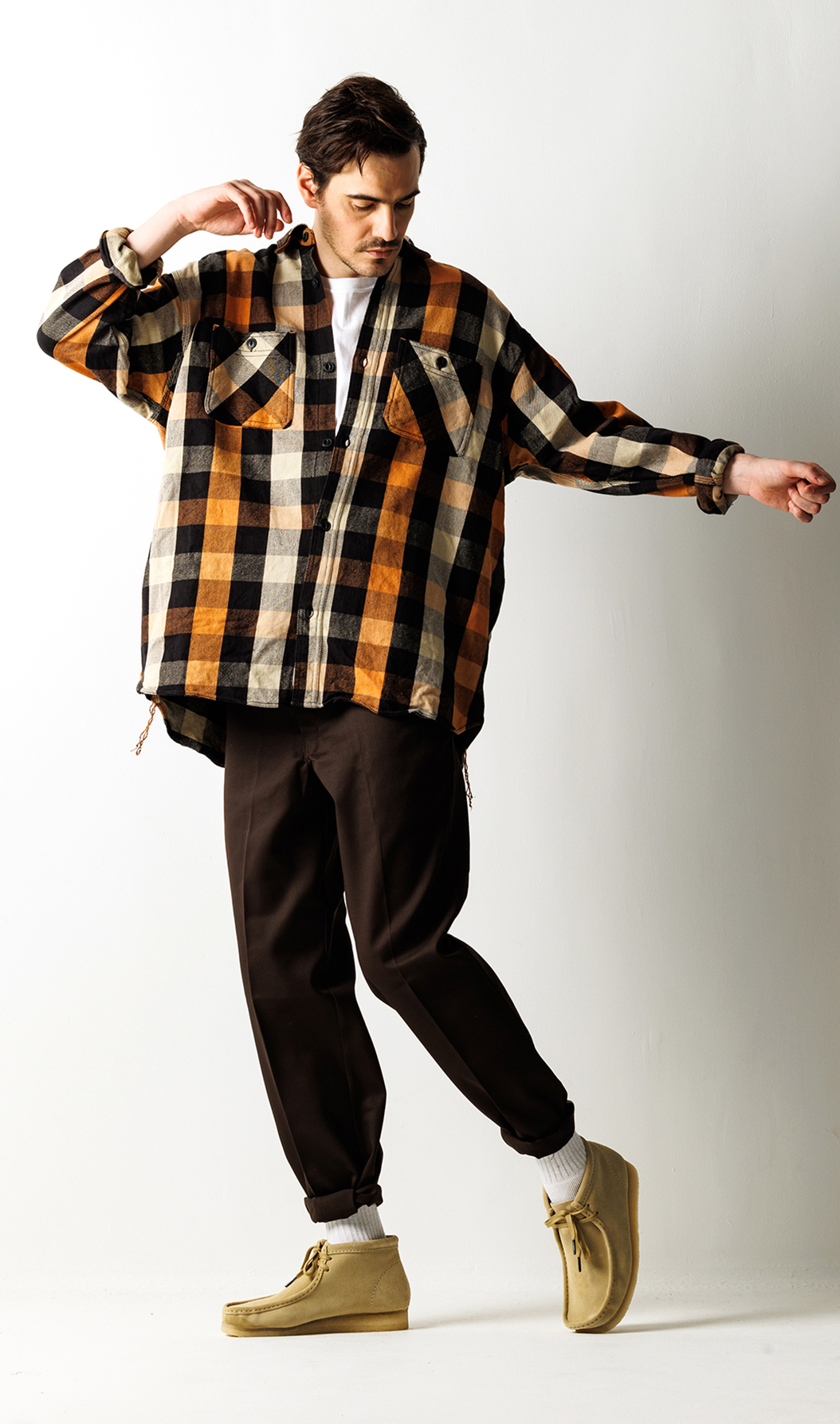 WIDE CHECK VIYELLA SHIRT ｜ HOUSTON-BOOK