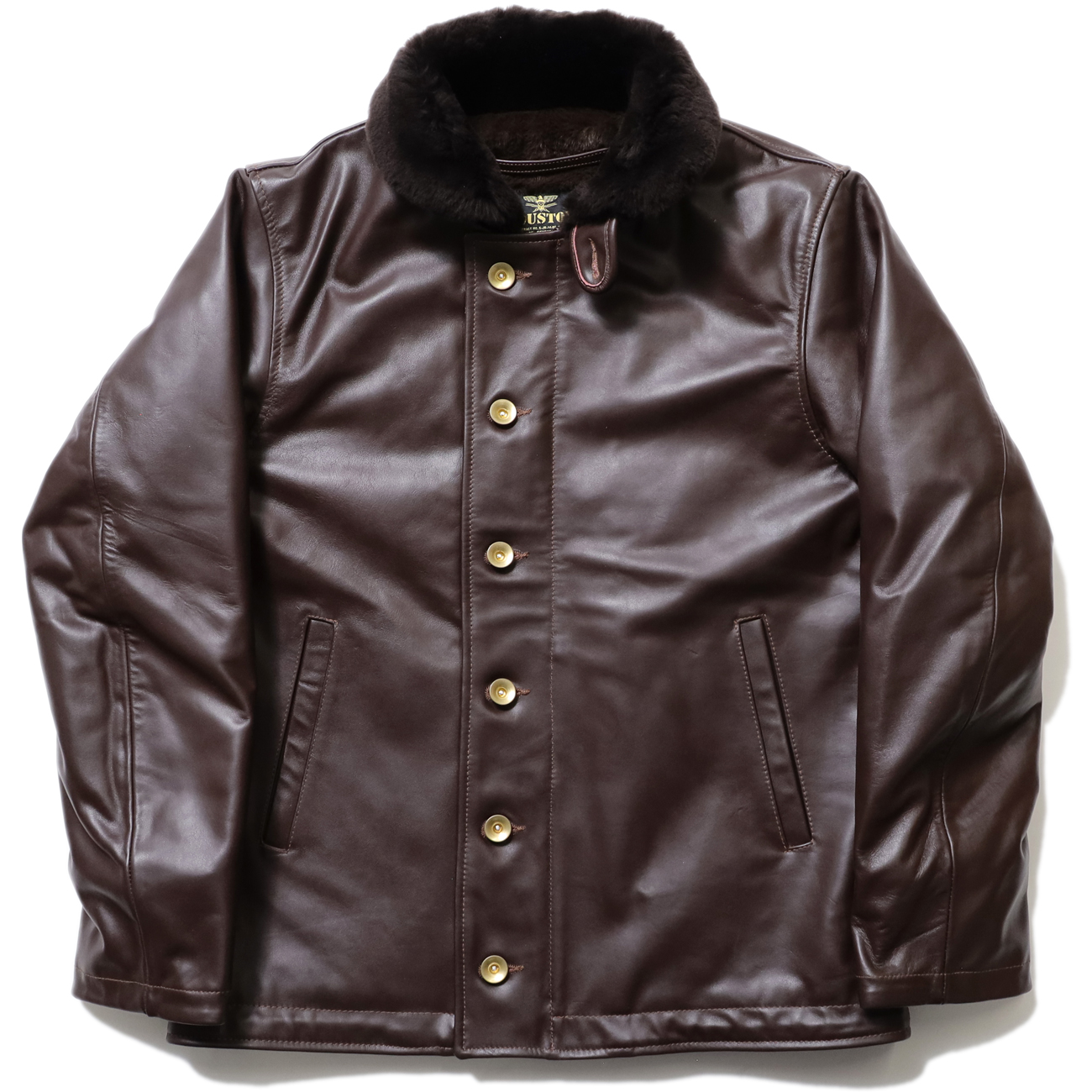 schott - 超希少 schott ショット レザー n-1 デッキジャケット ゴート