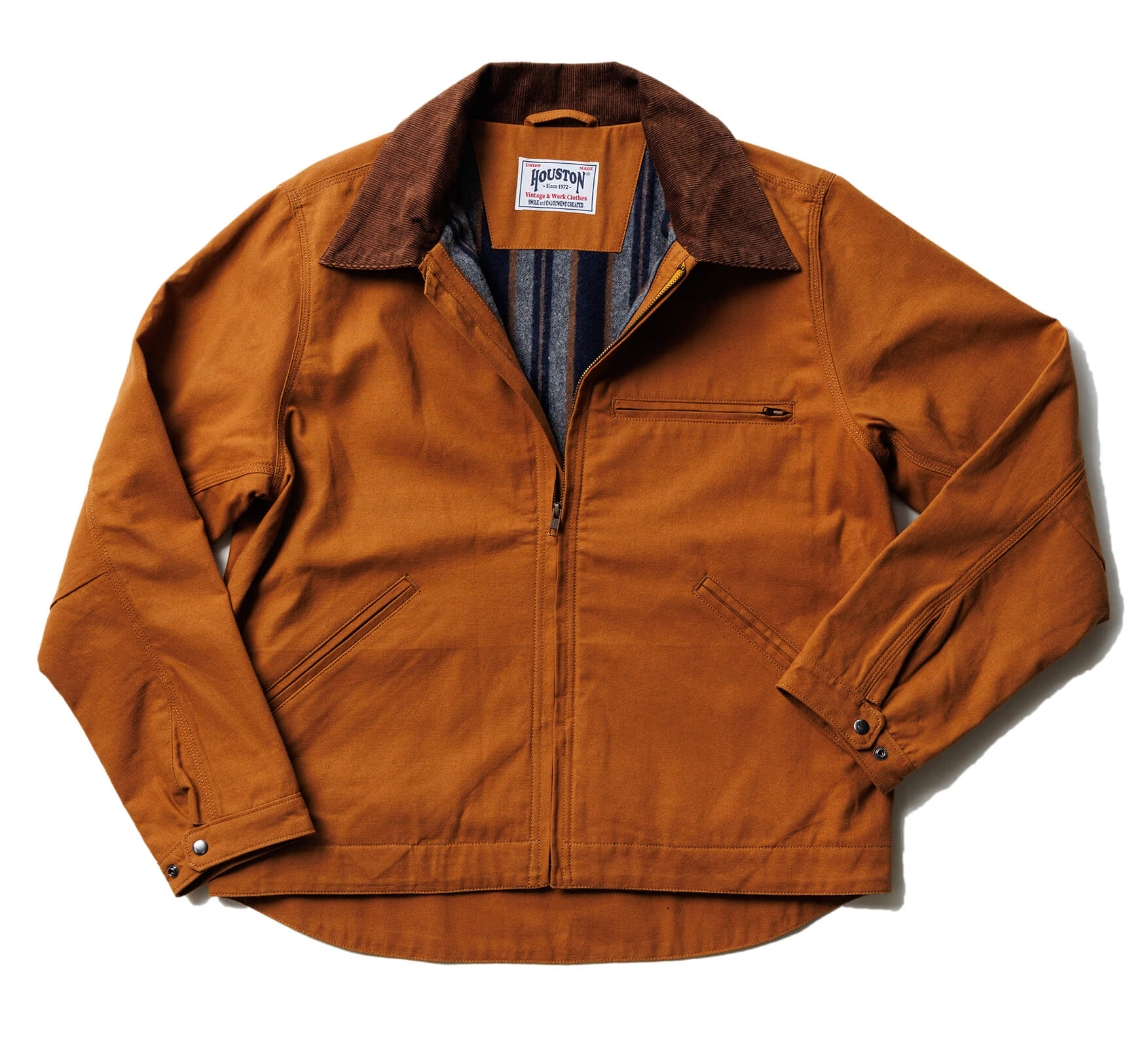 DUCK ZIP WORK JACKET ｜ HOUSTON-BOOK