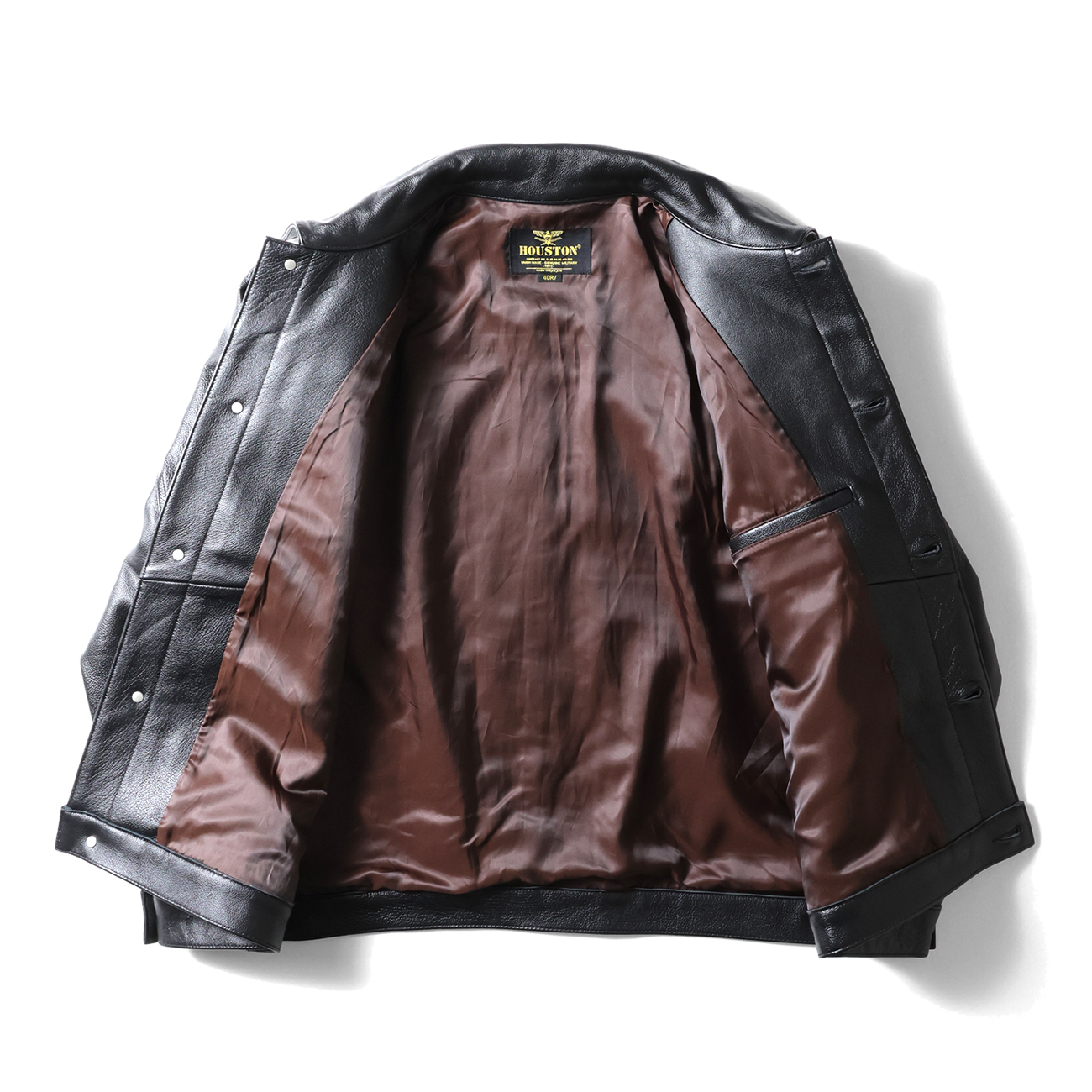 やや厚手のカウレザーを使用した、1stタイプの『トラッカージャケット