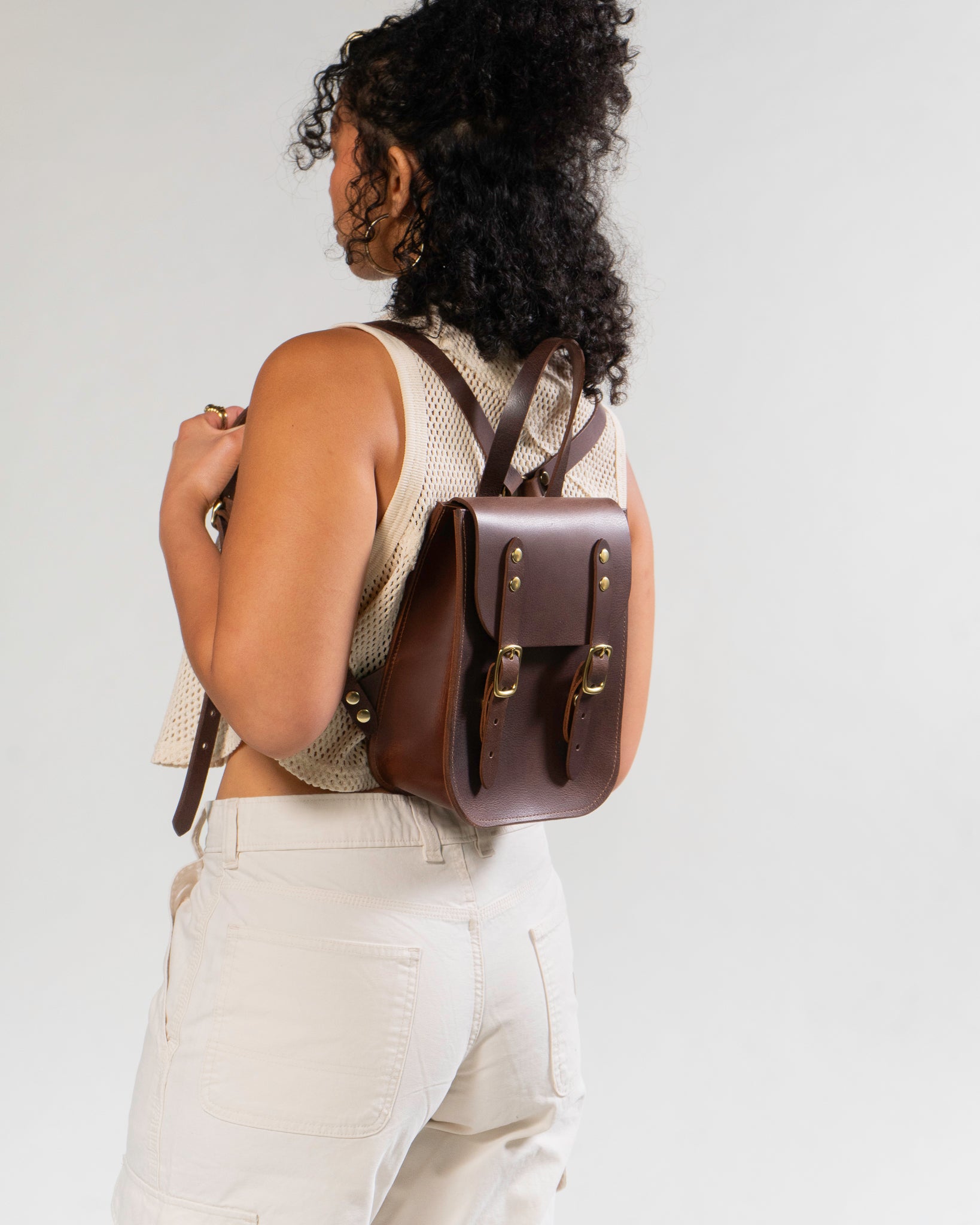 Mini Keystone. The Best Leather Backpack in a Variety of Colors.