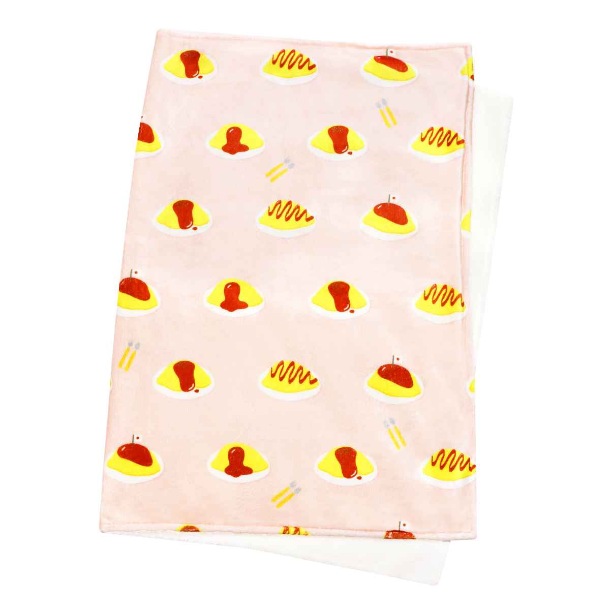 ブランケット 食べ物 オムライス 70x100cm フランネル 裏ボア – ハウジー