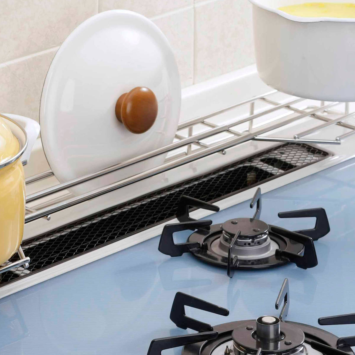 コンロ奥ラック ステンレスコンロ奥ラック 幅75cm用 – ハウジー