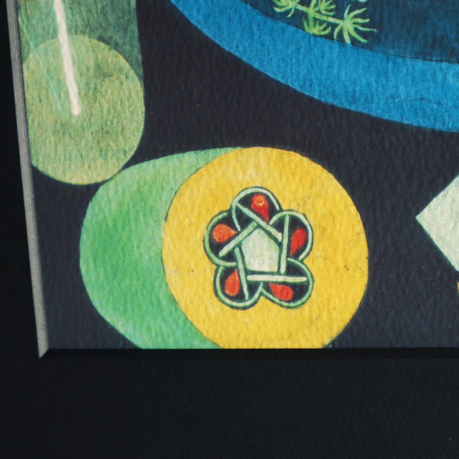 パウル・クレー「魚を巡って」アートポスター｜北欧ヴィンテージに合う