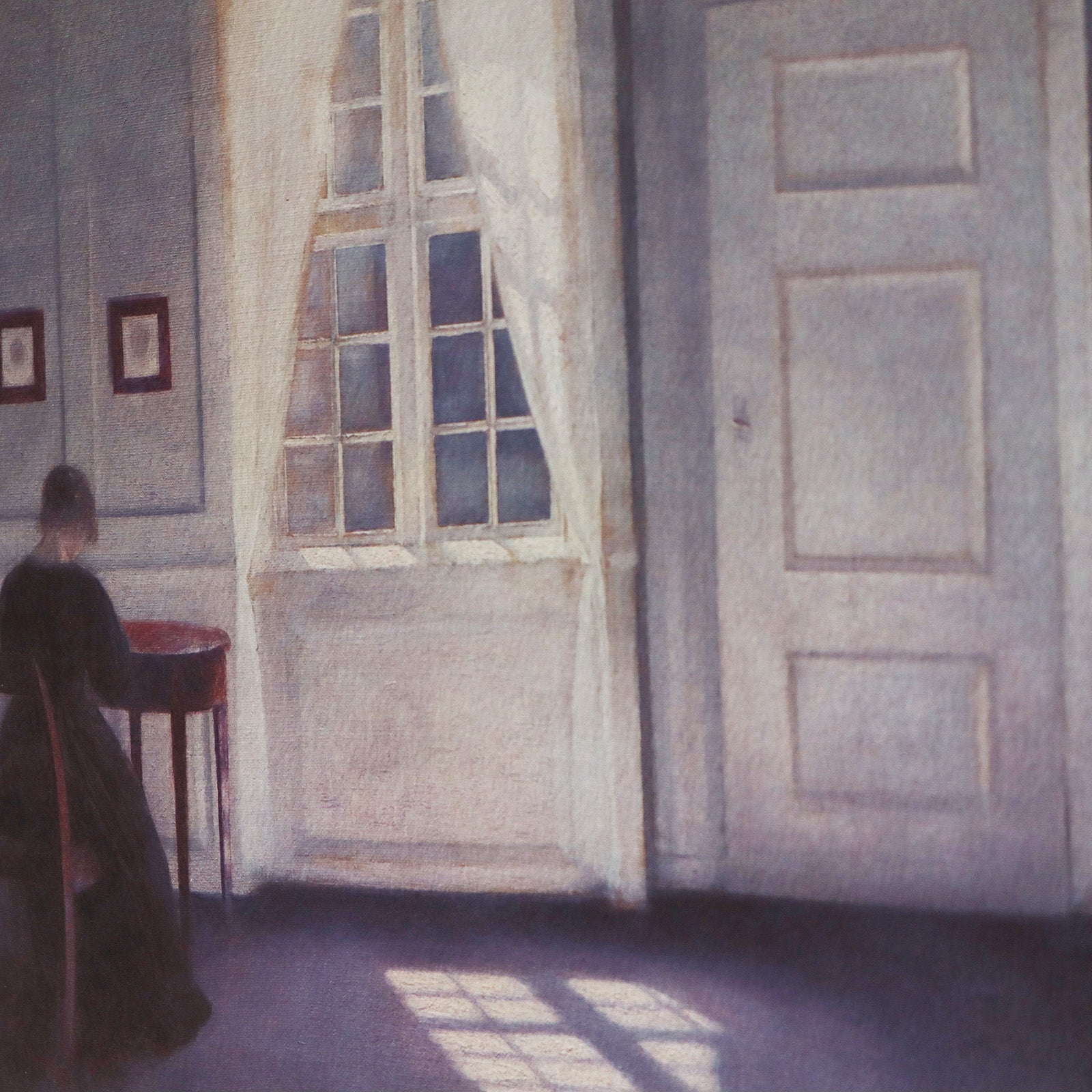 ヴィルヘルム・ハマスホイ 「ストランゲーゼからの日差しの差し込む