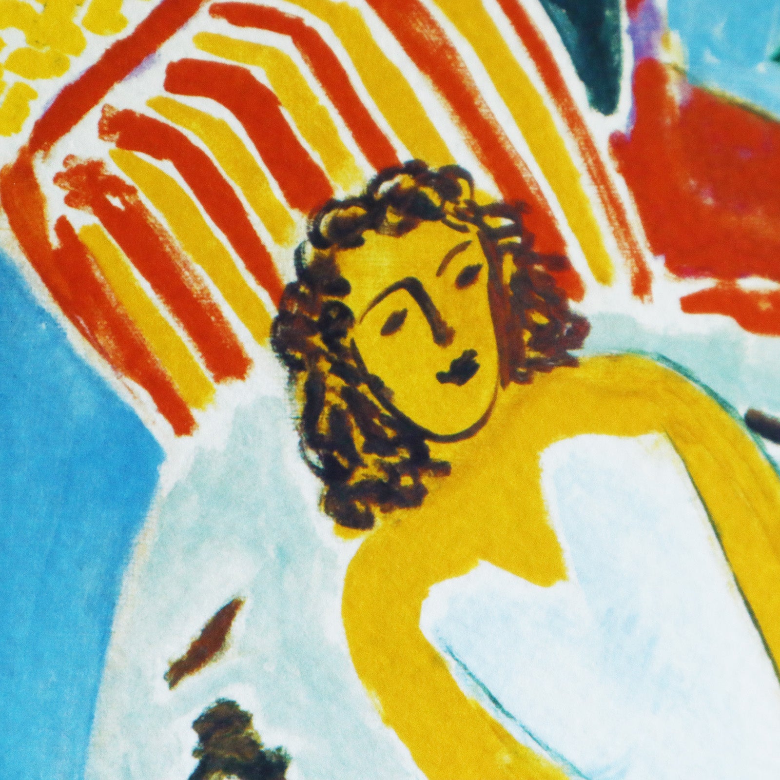 アンリ・マティス、「座る若い女、ペルシャのドレス」、希少な画集より