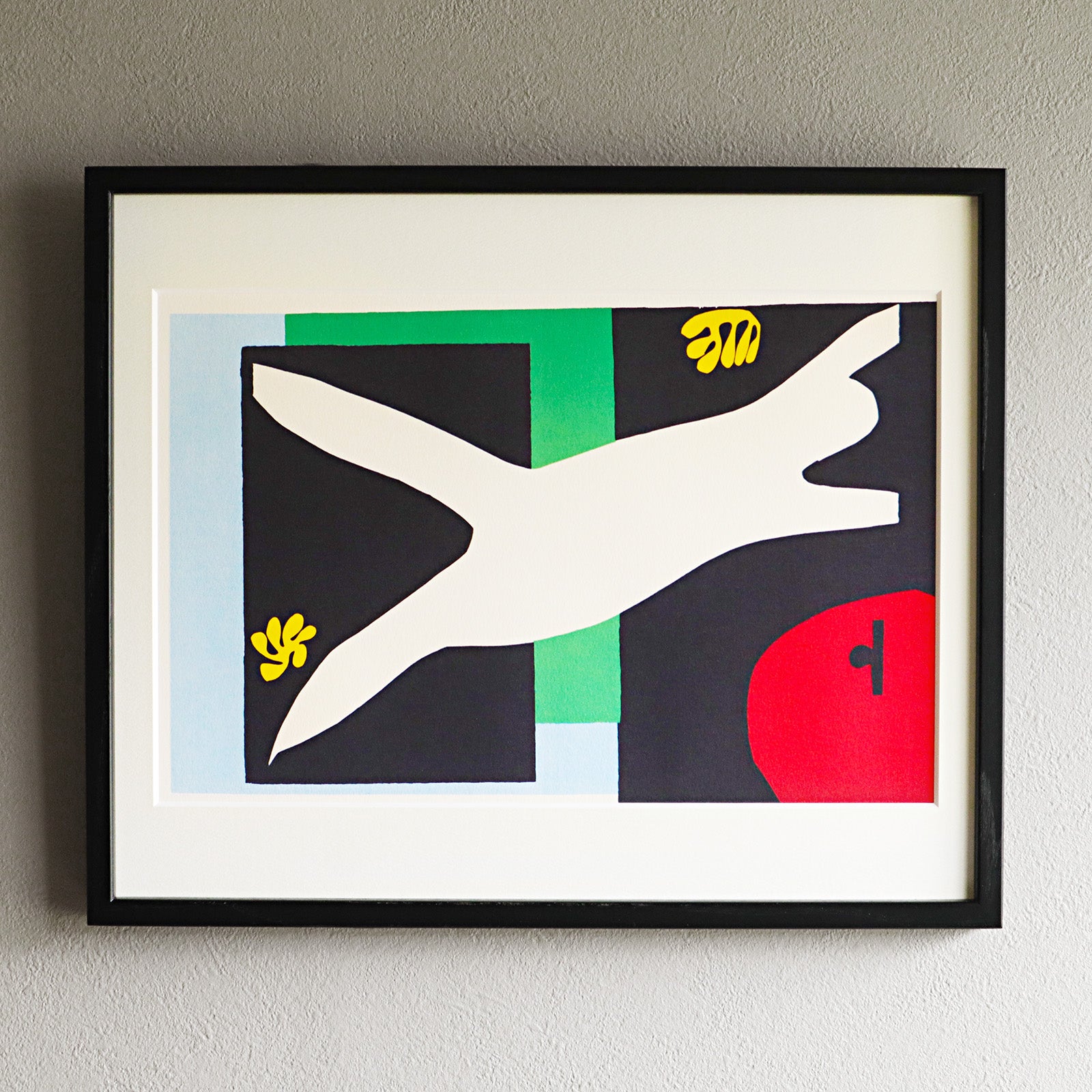 アンリ・マティス 版画集『ジャズ/Jazz』「水槽を泳ぐ女性」アート