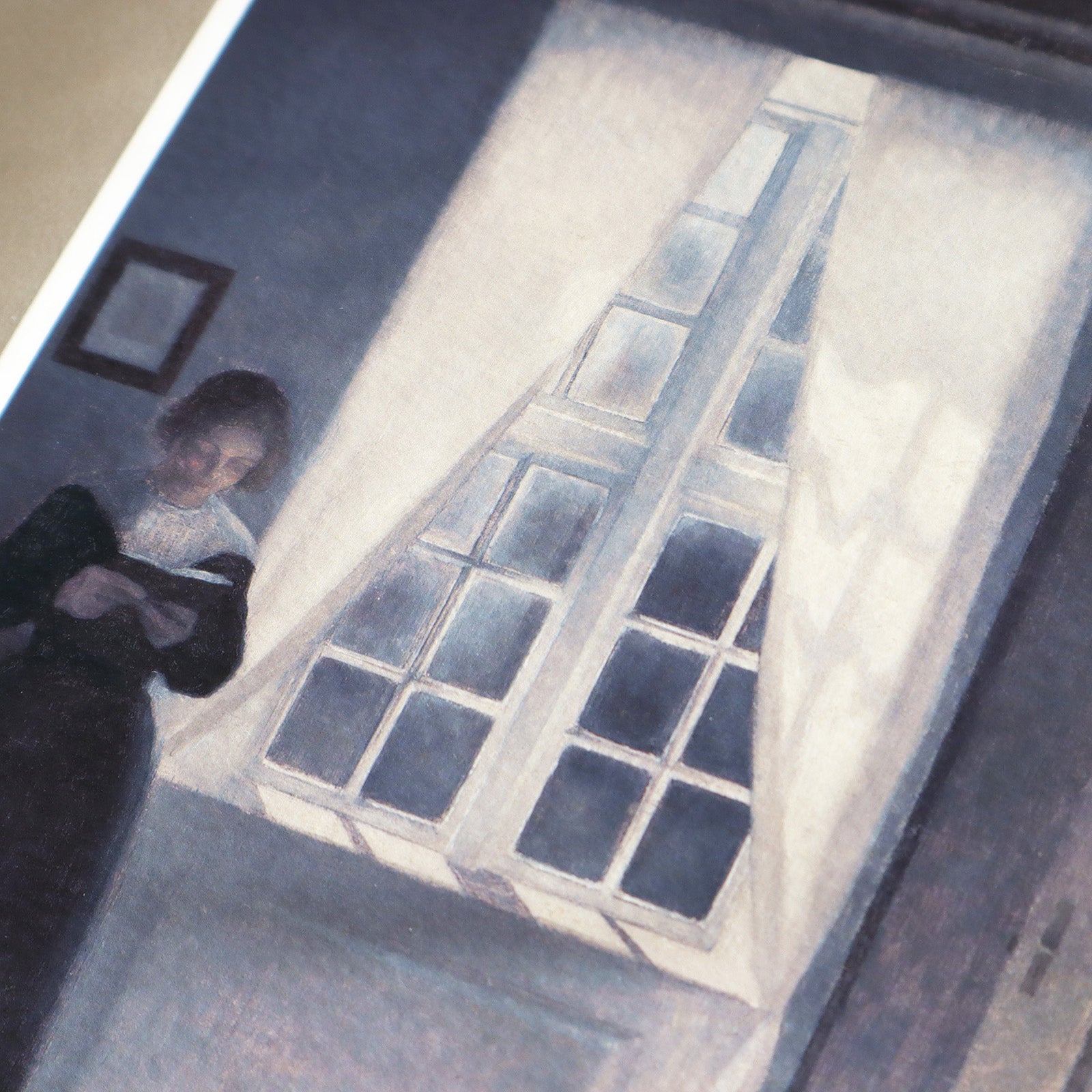 ヴィルヘルム・ハマスホイ 「室内、ストランゲーゼ30番地」アート