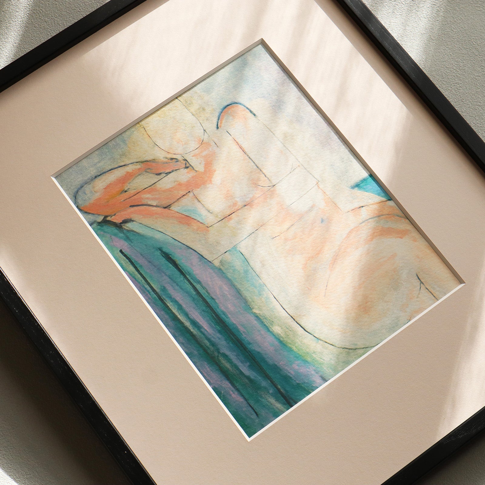 アンリ・マティス 「座るバラ色の裸婦」アートポスター｜モダン