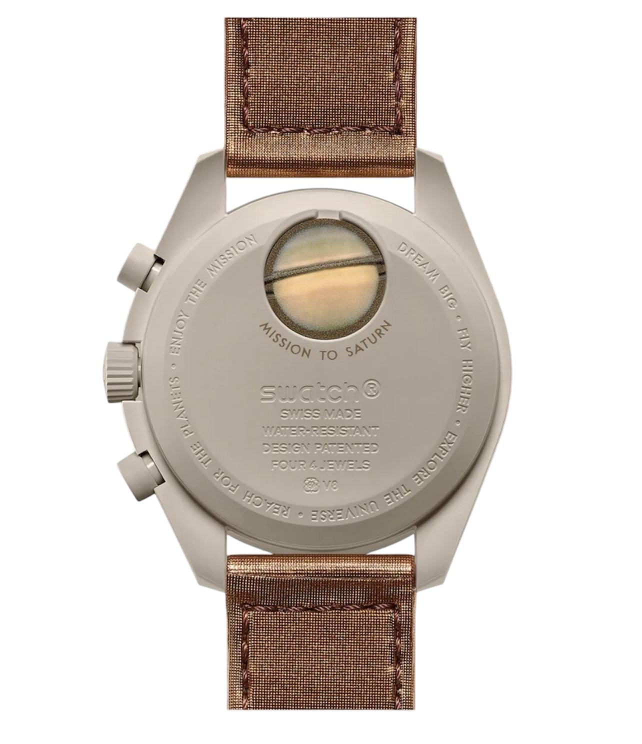 Swatch x OMEGA MoonSwatch Collection: Mission to Saturn SO33T100