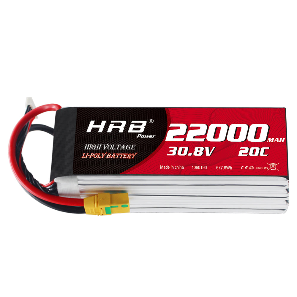 HRB 8S 30.8V 22000mAh 20C HV lipo Battery – HRB-POWER